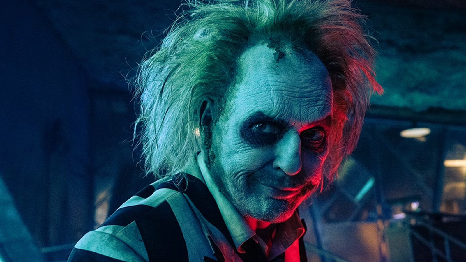 Michael Keaton as Betelgeuse in Beetlejuice Beetlejuice