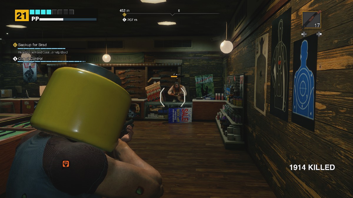 Shooting Cletus Dead Rising Deluxe Remaster