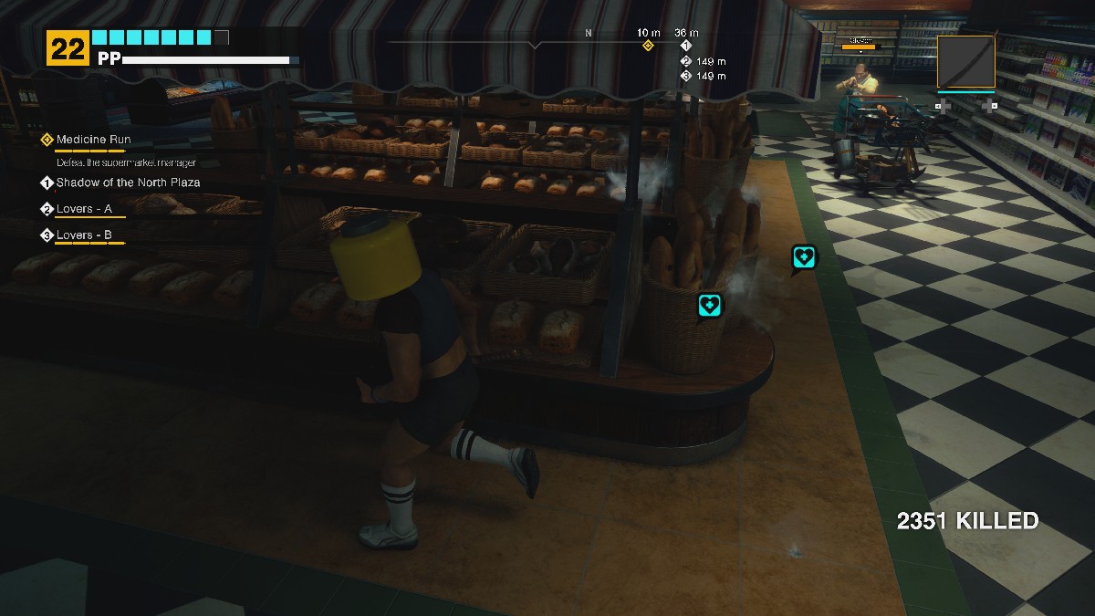 Cheesing Steven in the Bread Aisle in Dead Rising Deluxe Remaster