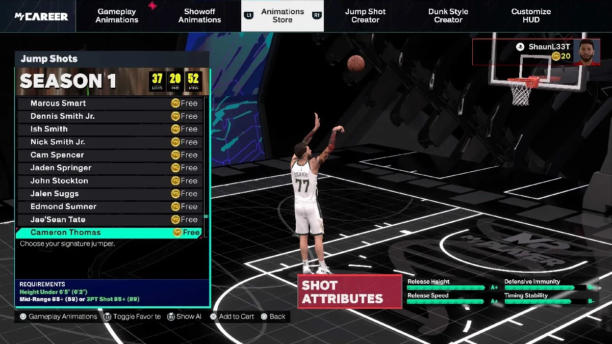 Cameron Thomas NBA 2K25