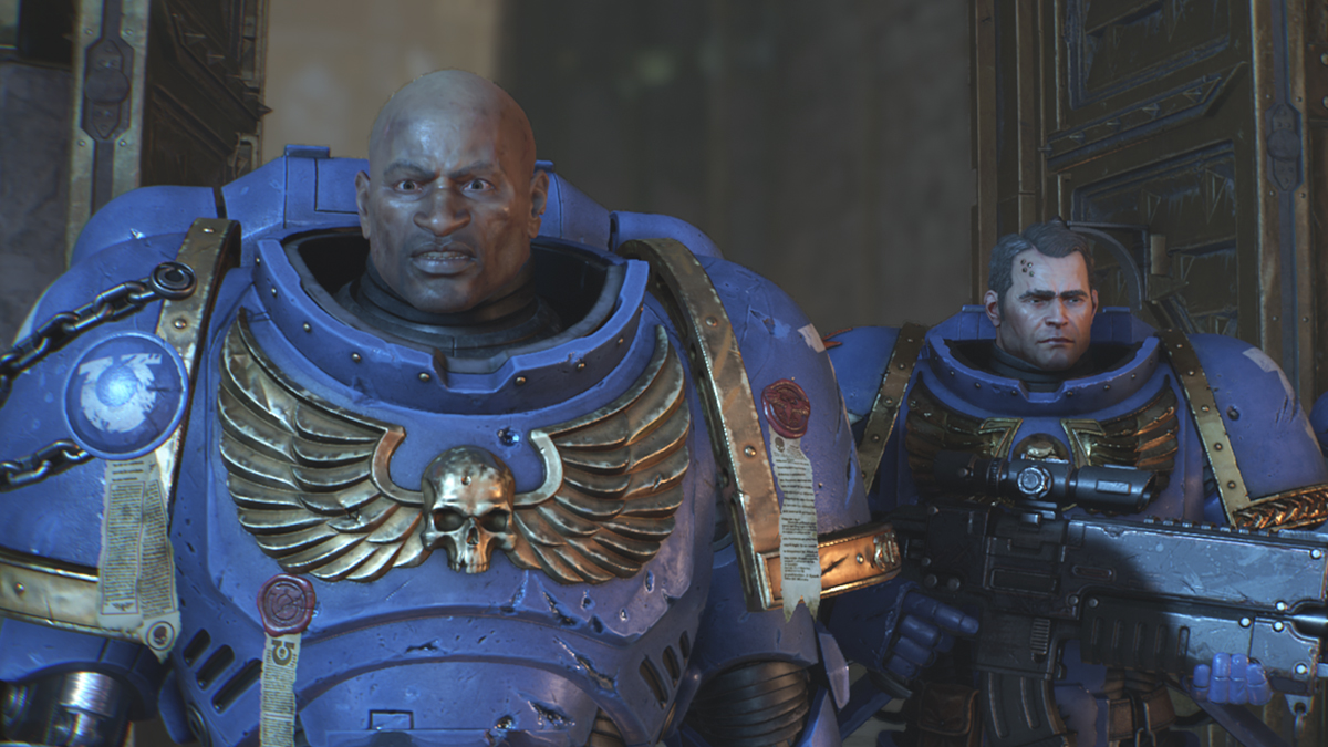 Core characters in the Warhammer 40000 Space Marine 2 camapign