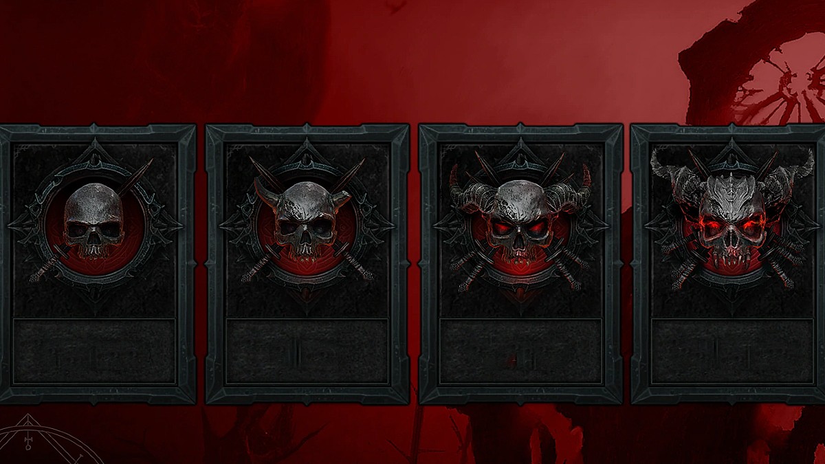 New difficulty tiers in Diablo 4.