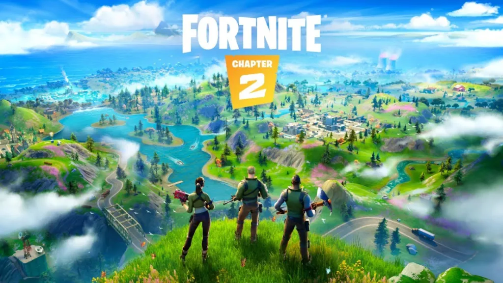 Jonsey and other Default skins in the Fortnite Chapter 2 Key Art