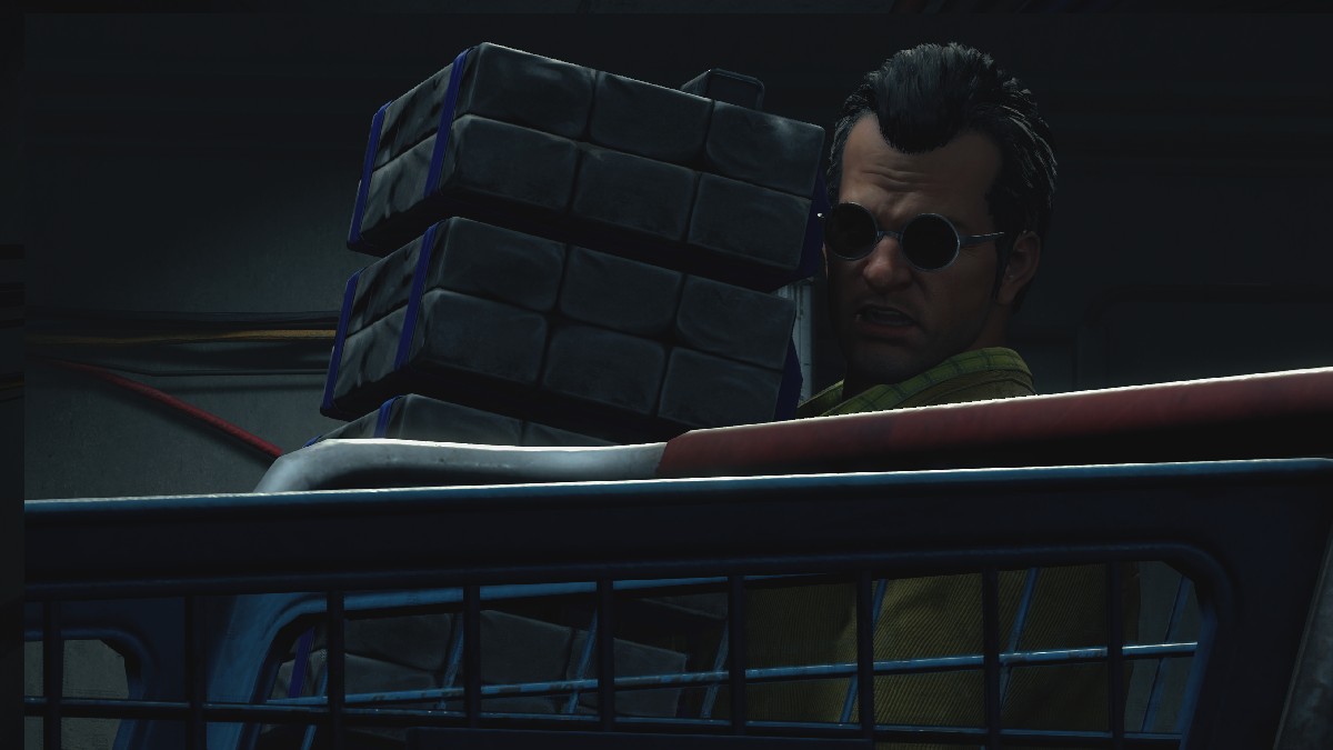 Frank loading up the bombs in Dead Rising Deluxe Remaster