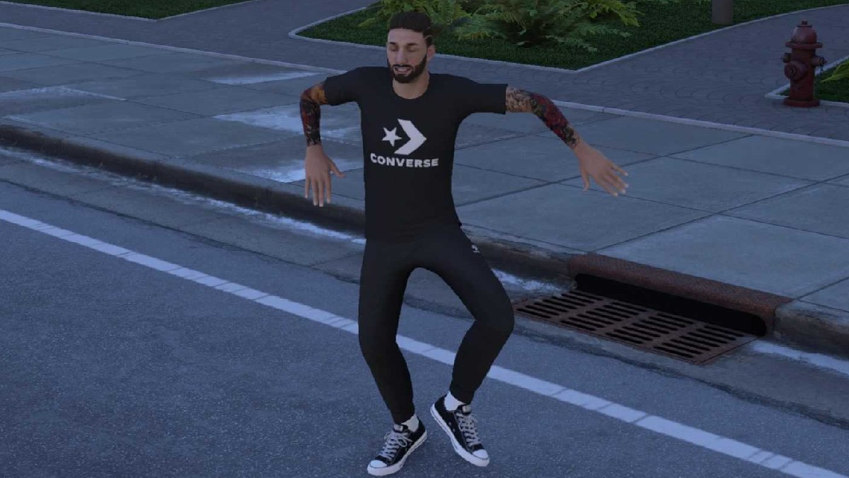 Using the Goofy Jog moving emote in NBA 2K25 in an article detailing how to get new emotes