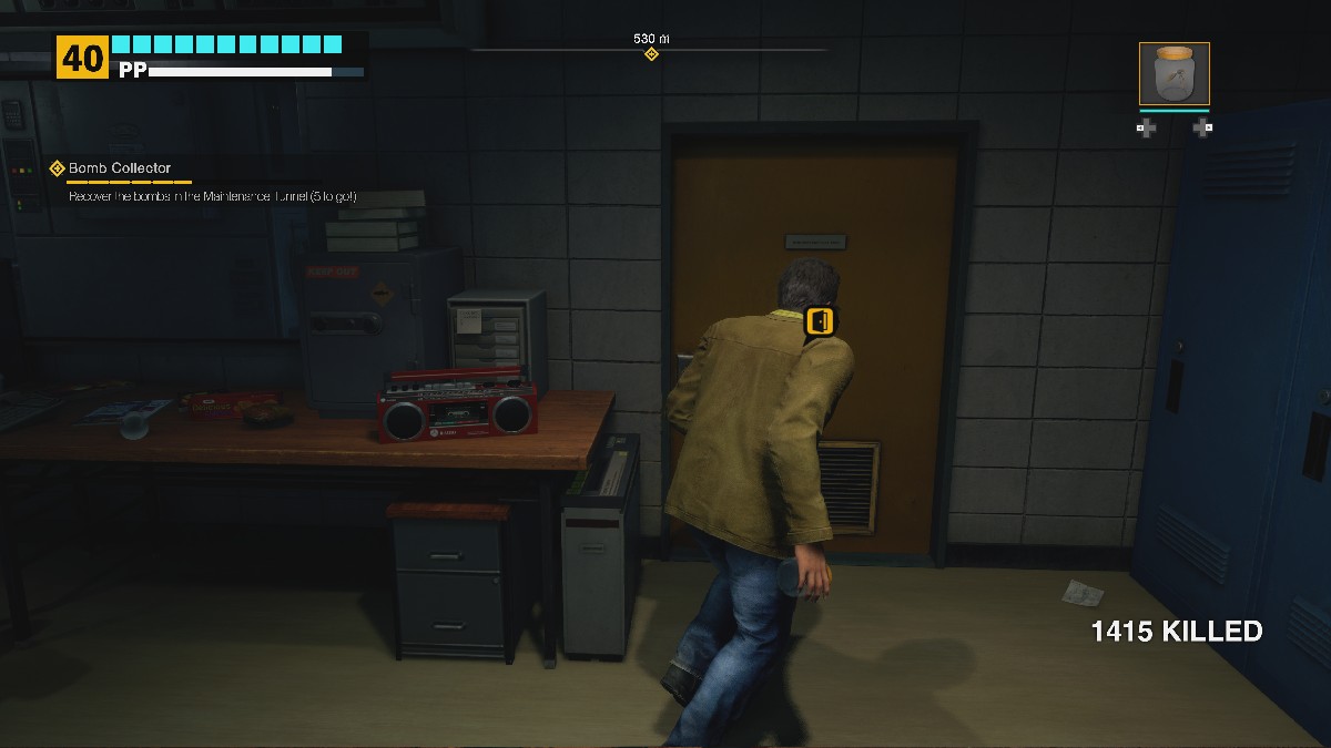 Running out of the Security Room in Dead Rising Deluxe Remaster