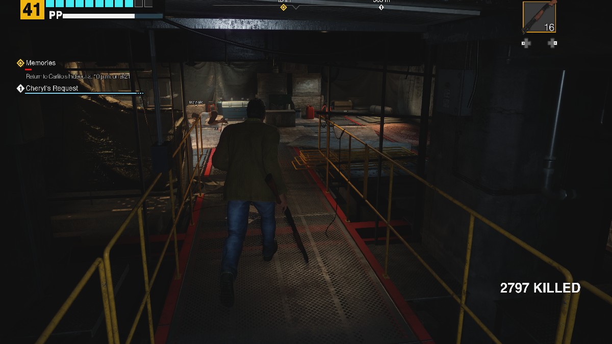 Isabella in the Hideout in Dead Rising Deluxe Remaster