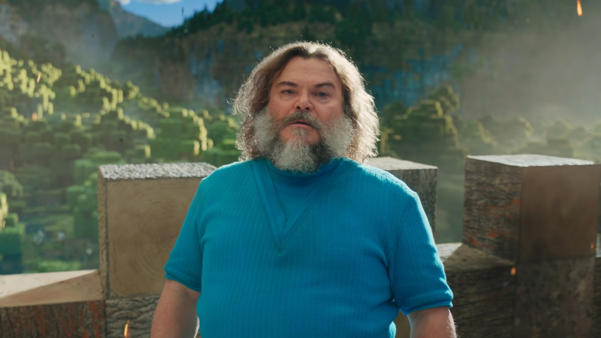 Jack Black as Steve in A Minecraft Movie