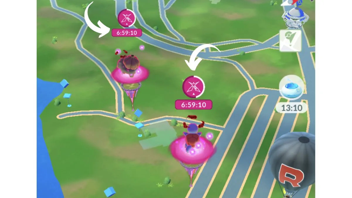 Max Battle Power Spots on the Pokemon GO World Map