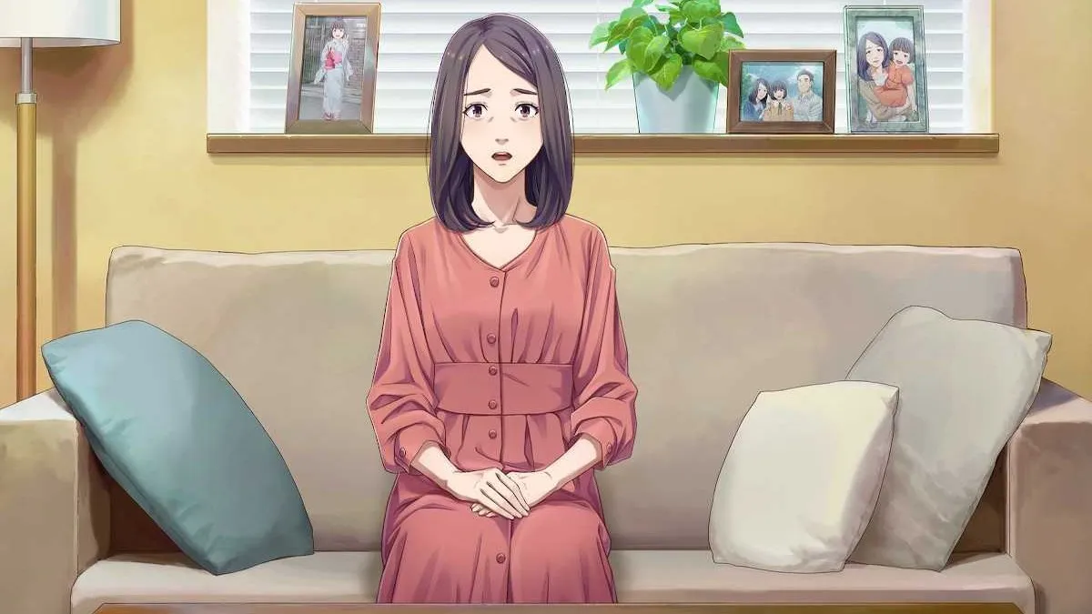 Megumi's Mother in Chapter 6 of Emio: The Smiling Man