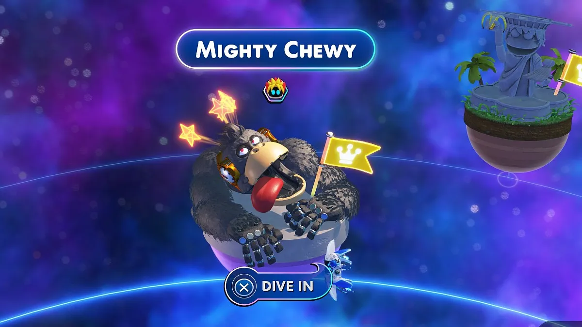 Mighty Chewy boss level.