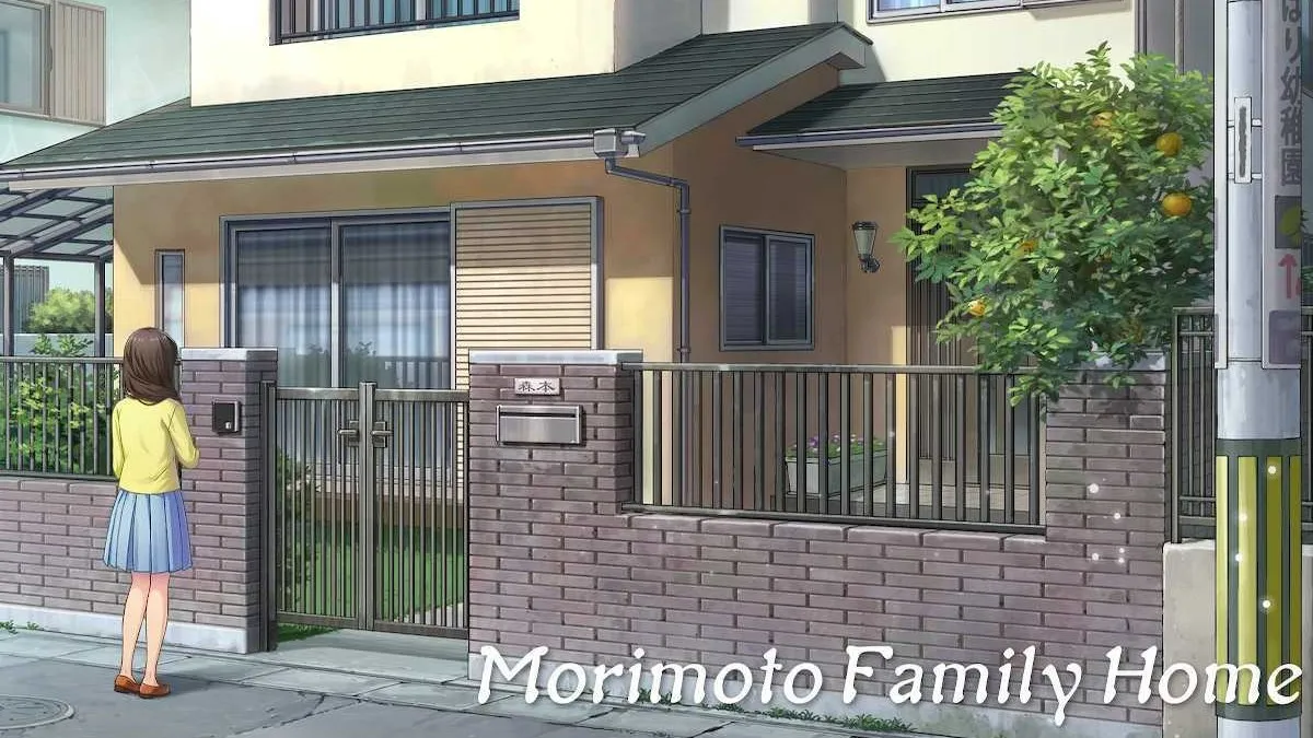 The outside of the Morimoto Residence in Emio: The Smiling Man