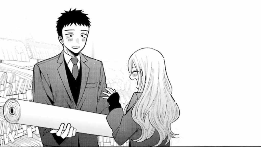 Manga panel from My Dress Up Darling Volume 7