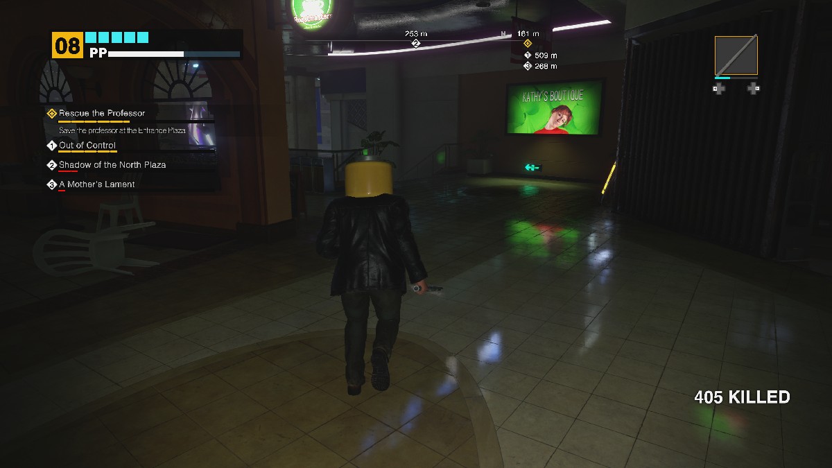 Night in the Williamette Mall in Dead Rising Deluxe Remaster