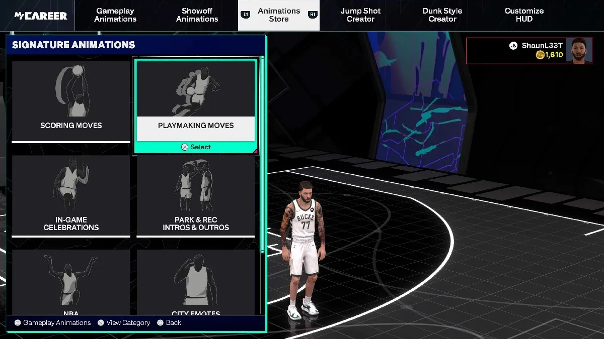 The Pass Styles option in NBA 2K25 in an article detailing the best pass style available