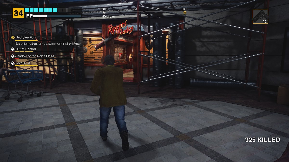 The exterior of Rippers Blades in Dead Rising Deluxe Remaster