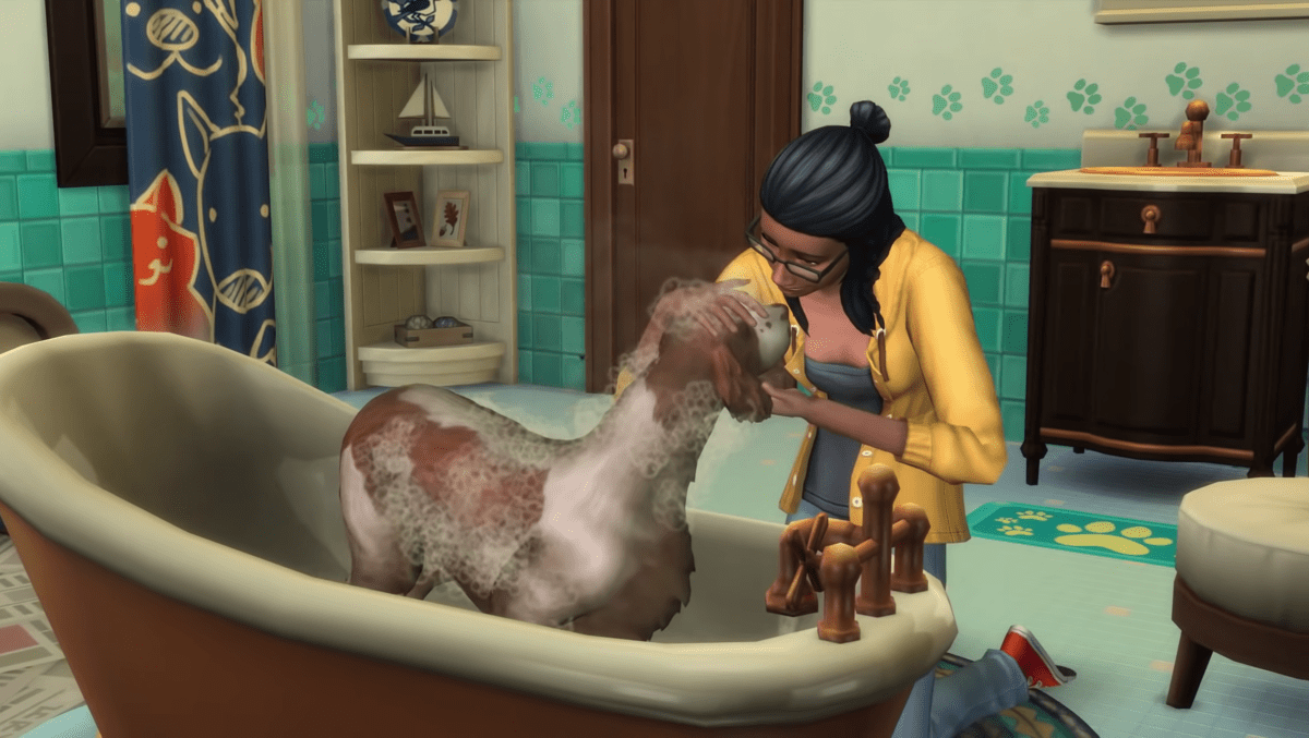 The Sims 4 Cats and Dogs promotional video screenshot