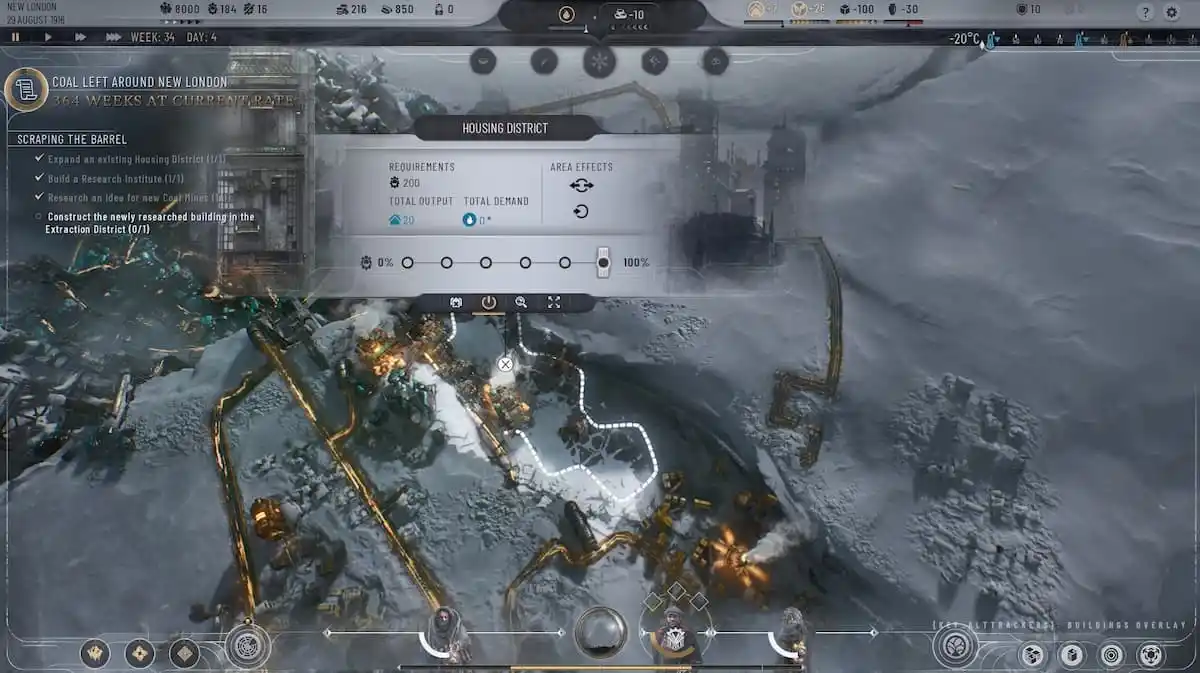 heating up housing districts in frostpunk 2