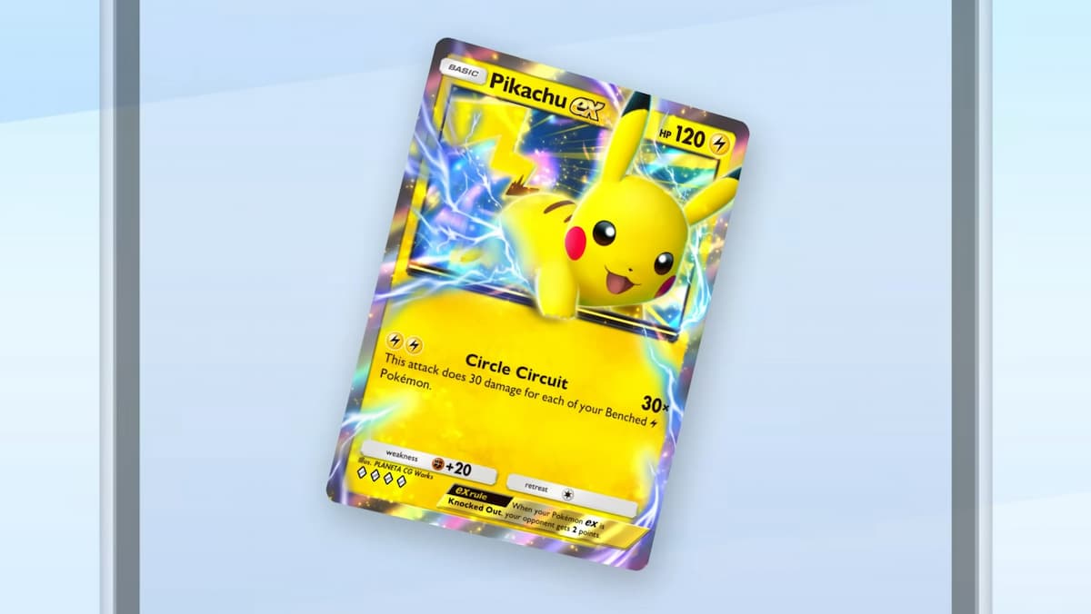 the pikachu ex card in pokemon tcg pocket