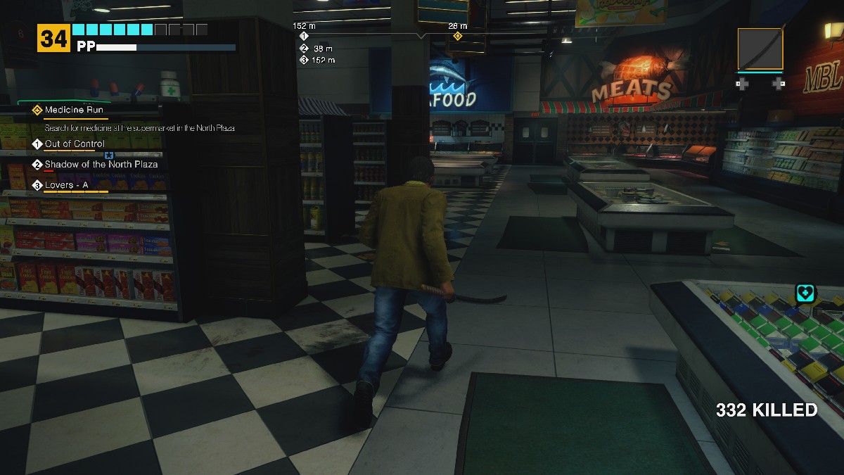 Heading toward the Pharmacy in Dead Rising Deluxe Remaster