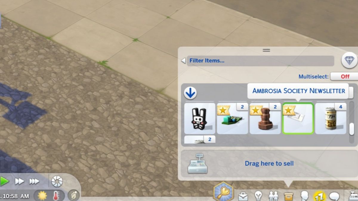 Sims 4 Ambrosia Society Newsletter