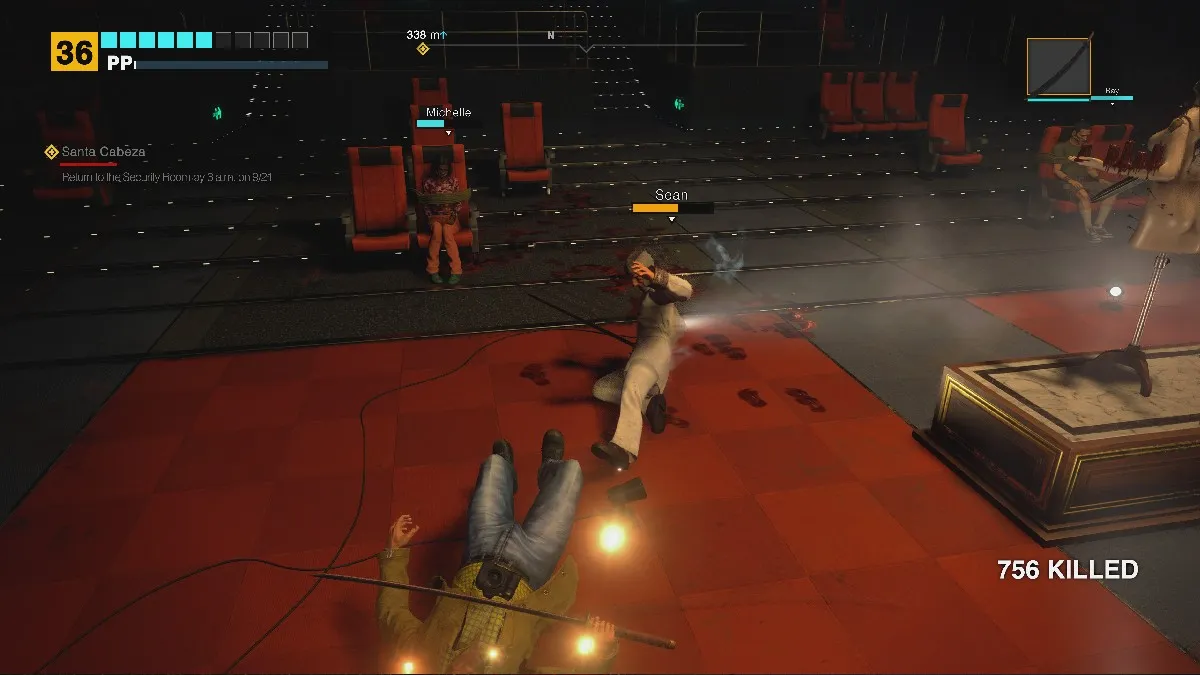 Sliding attack in Dead Rising Deluxe Remaster