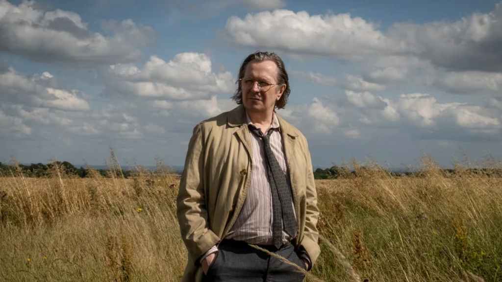 Jackson Lamb standing in a field in Slow Horses season 2