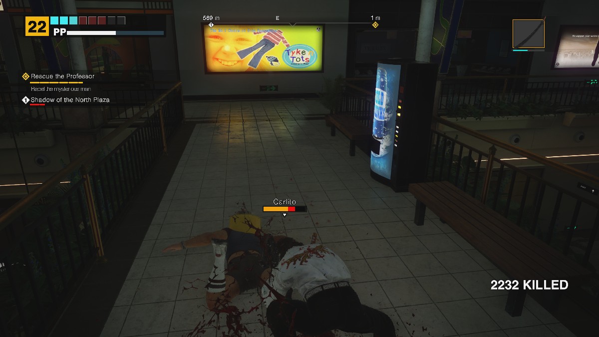 Sniper Slam attack in Dead Rising Deluxe Remaster