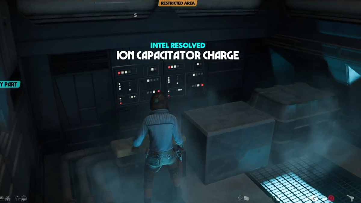 Ion Capacitator Charge in Star Wars Outlaws.