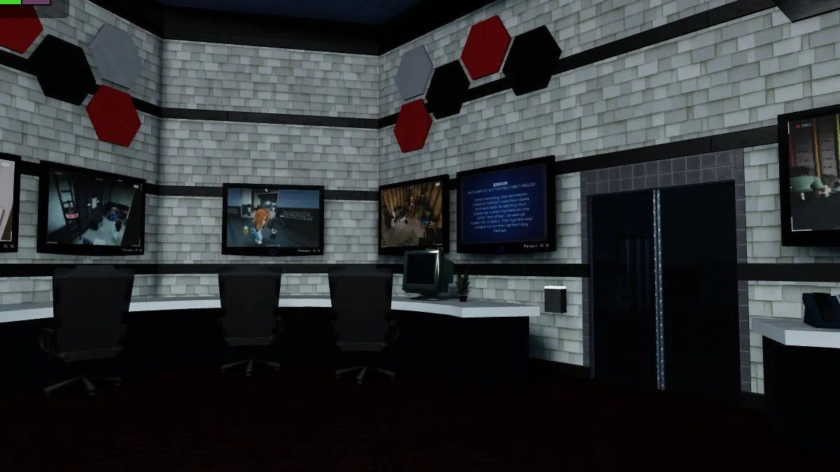 The Surveillance Room in Terminal Escape Room Chapter 54