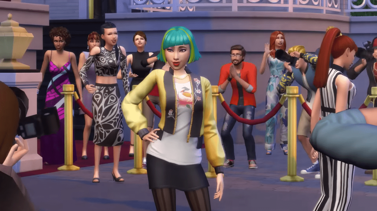 The Sims 4 Get Famous promotional video screenshot 