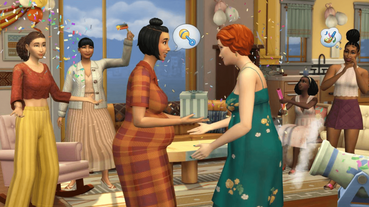 The Sims 4 Growing Together promotional photo