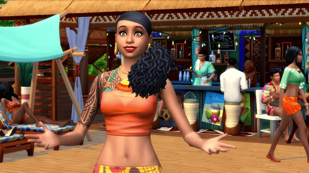 The Sims 4 Island Living promotional video screenshot. 