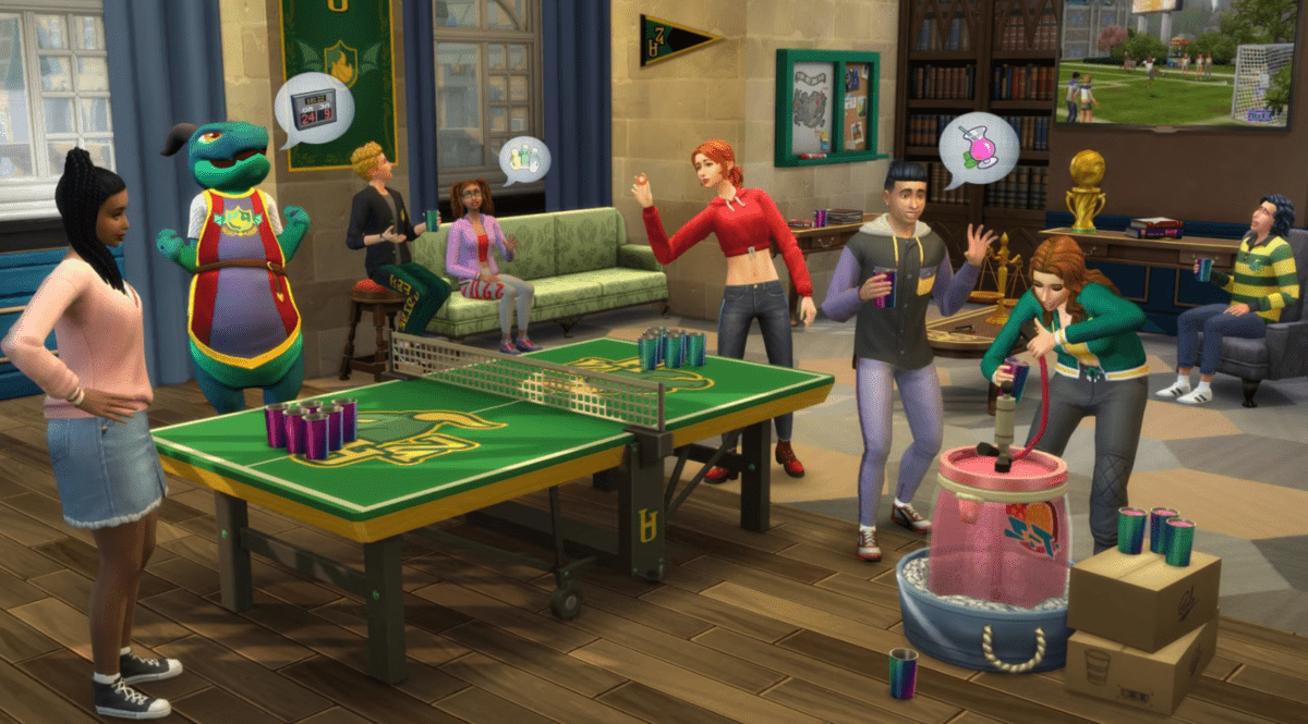 The Sims 4 Discover University promotional image