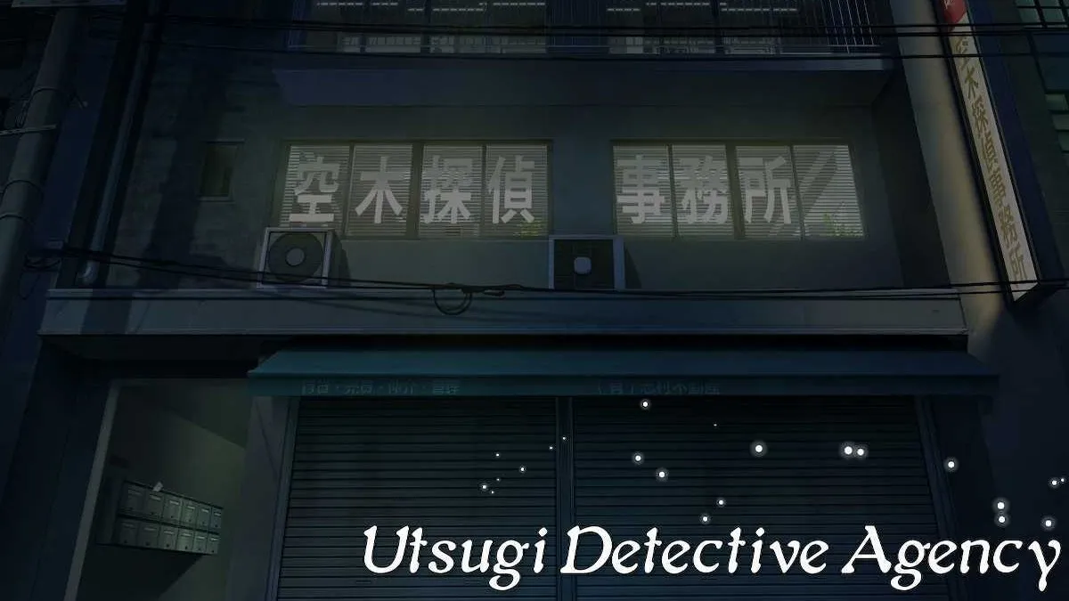 Nighttime at Utsugi Detective Agency in Emio: The Smiling Man