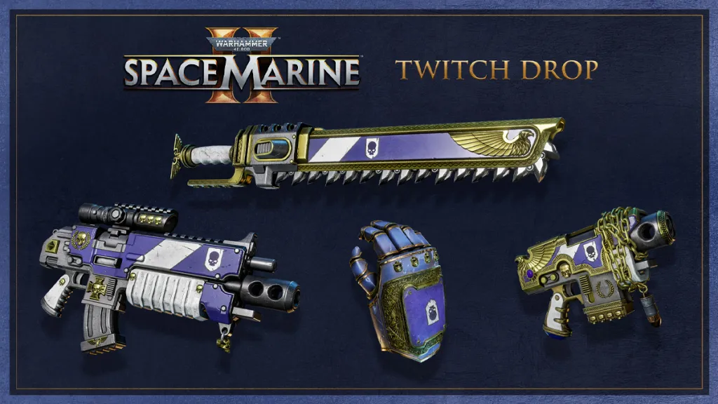 Warhammer 40k Space Marine 2 twitch drops