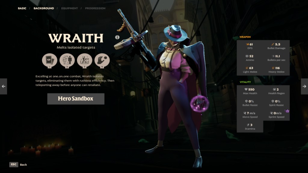 Wraith Hero Deadlock