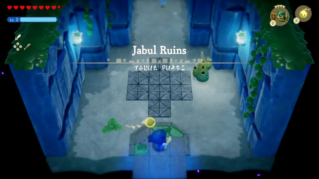 The third dungeon in The Legend of Zelda: Echoes of Wisdom, Jabul Ruins