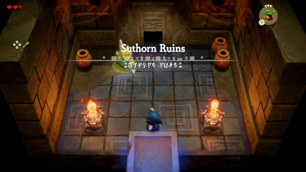 Zelda enters Suthorn Ruins