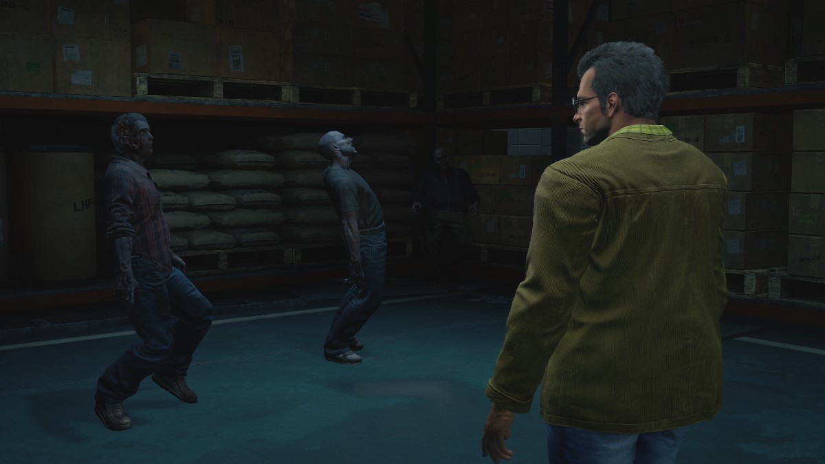 Frank sees the Zombie Wasps for the first time in Dead Rising Deluxe Remaster