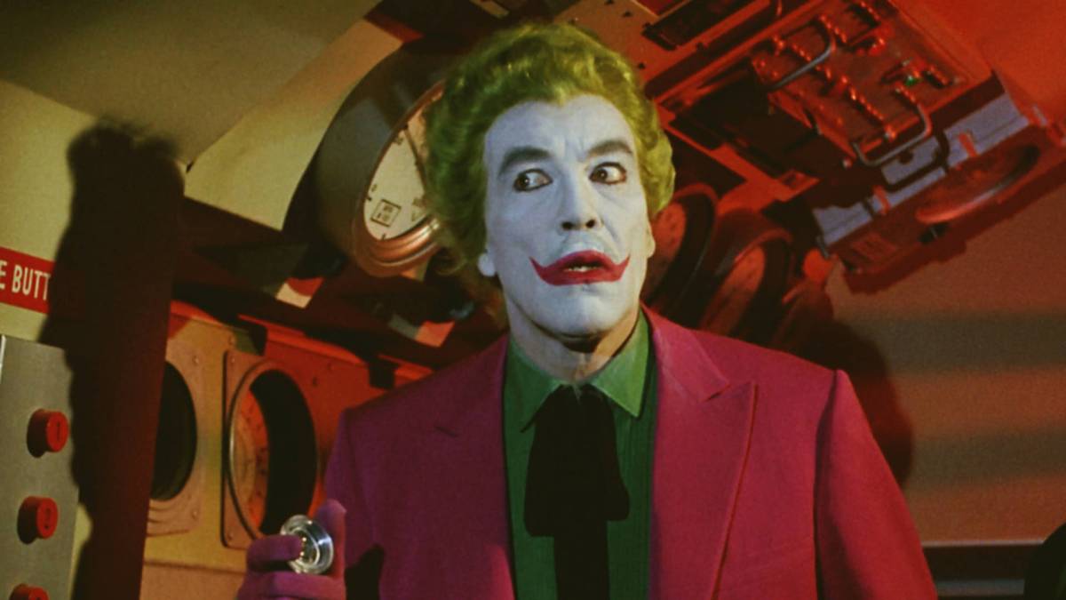 Cesar Romero as the joker in Batman