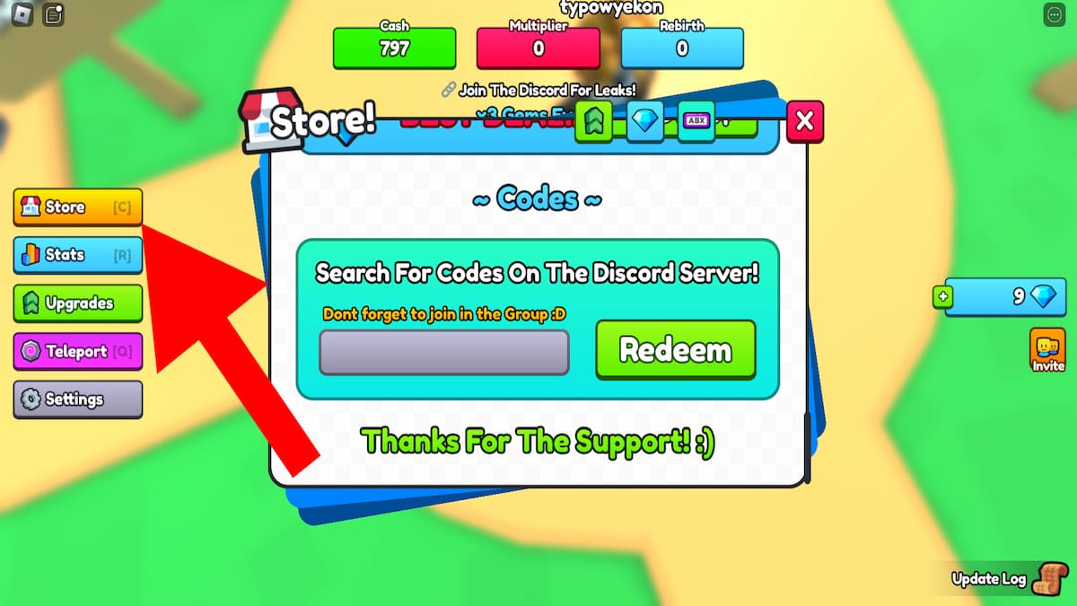 How to redeem codes for Insane Button Simulator. 