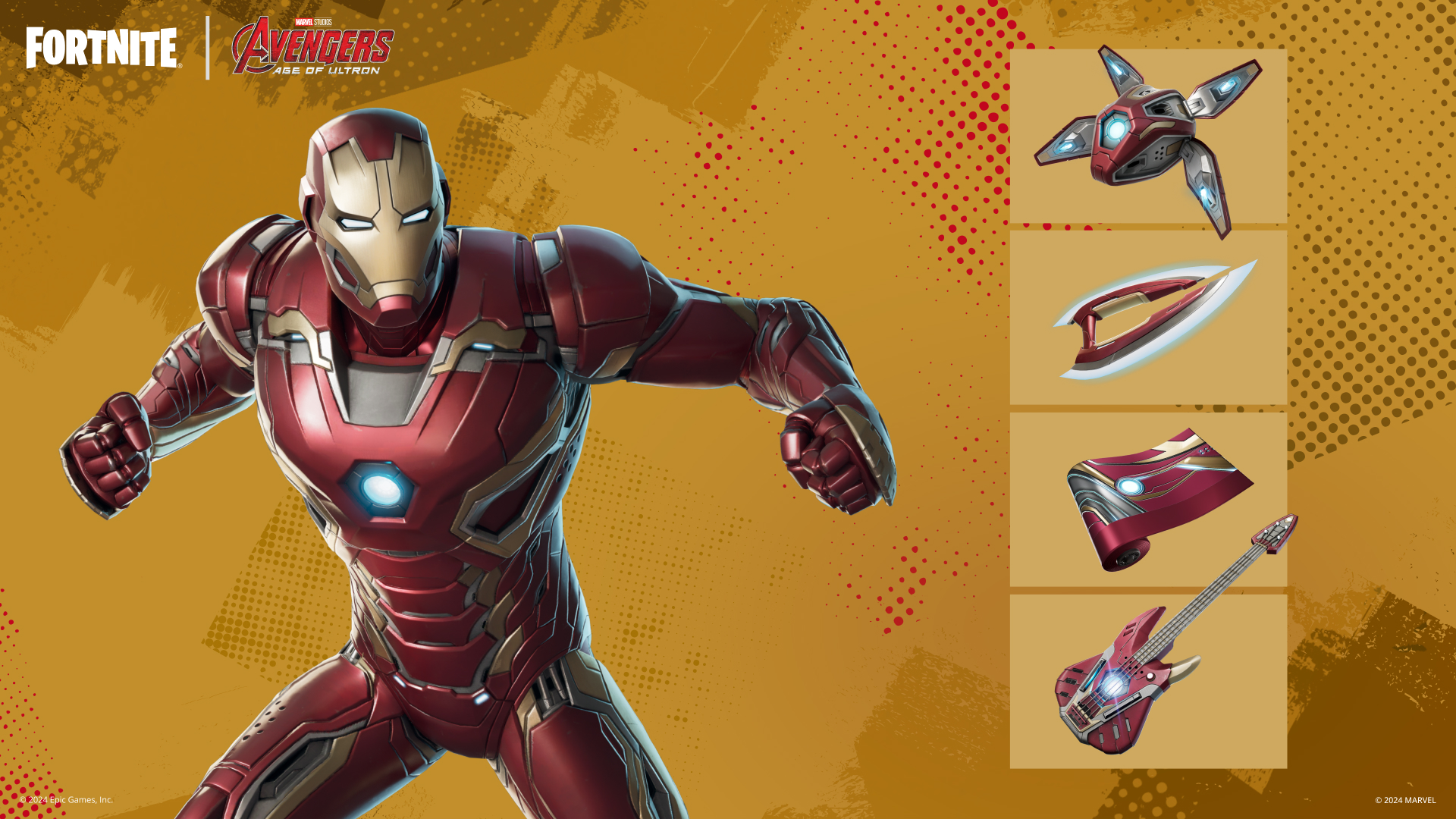 The new Iron Man skin in Fortnite.