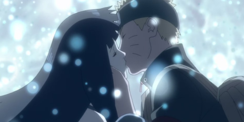 Naruto kisses Hinata