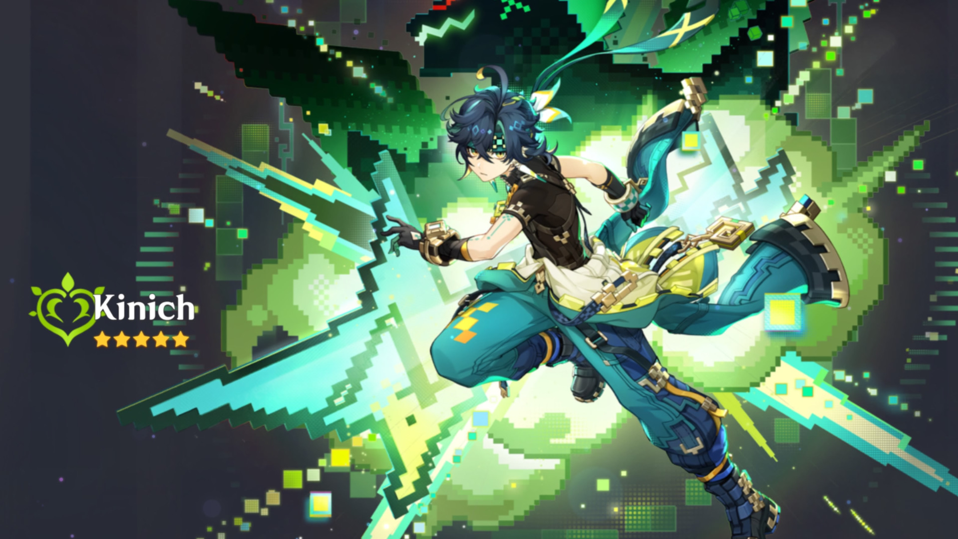 in-game promo art of kinich in genshin impact