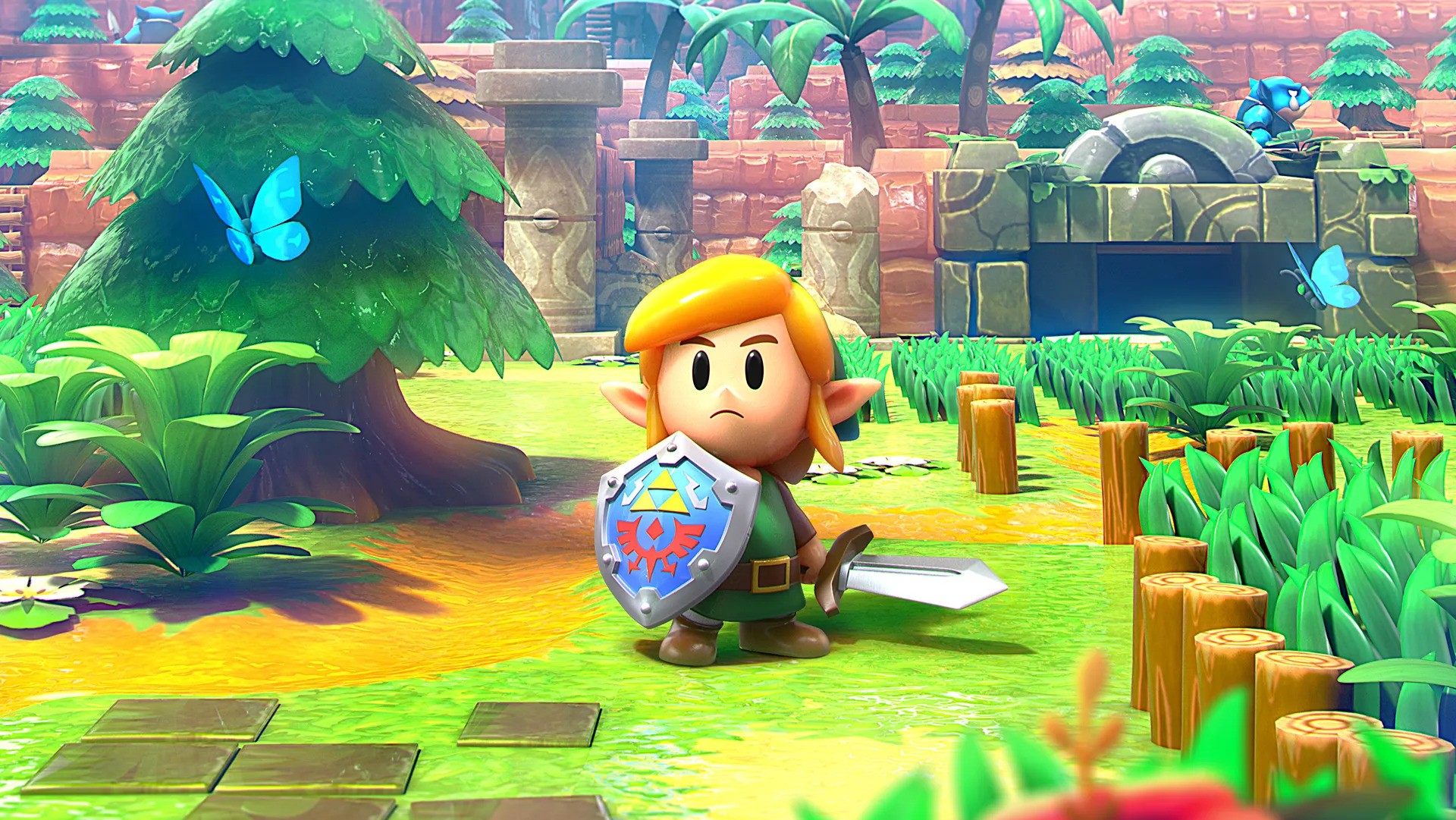 Link from the remake of The Legend of Zelda: Link's Awakening