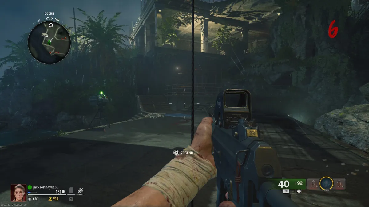 the zipline in Black Ops 6 Zombies.