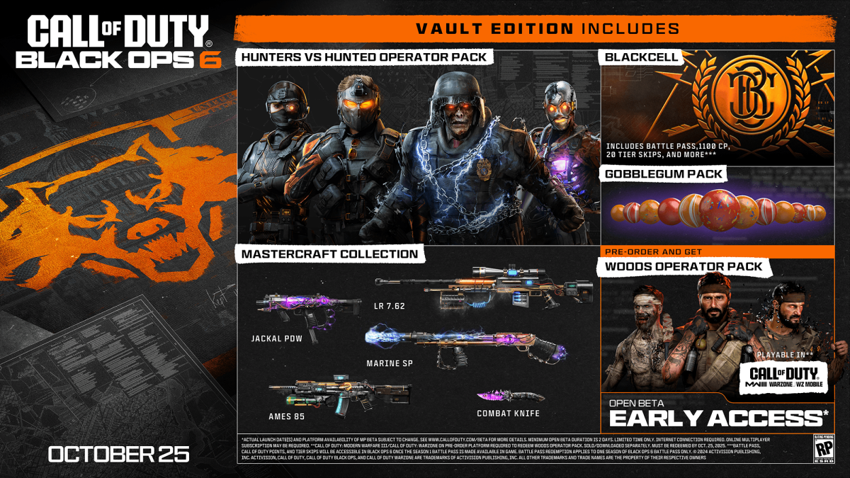 Vault Edition pack in Black Ops 6 as part of an article about how to redeem pre-order bonuses.