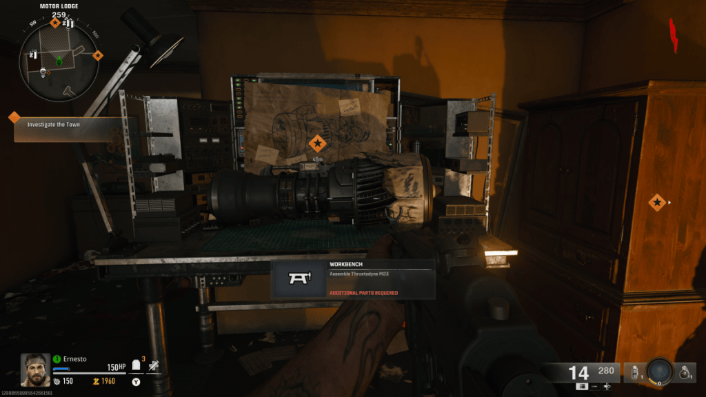 The Jet Gun blueprints in Liberty Falls in Call of Duty Black Ops 6 Zombies