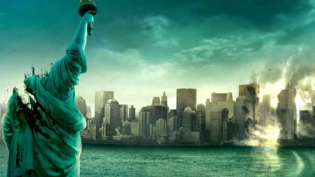 A promotional image for the film Cloverfield